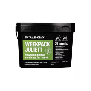 Tactical WeekPack Juliett · Pack alimentaire végétarien · 8 ans