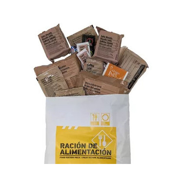 Ration MRE 24h - Ration type américaine - Lyophilise & Co