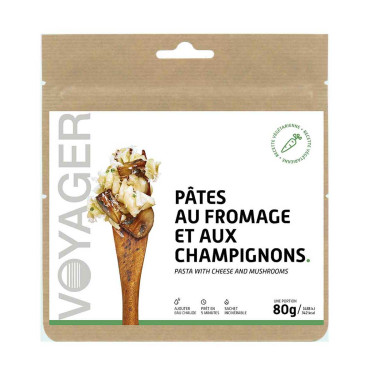 Pâtes au fromage et aux champignons