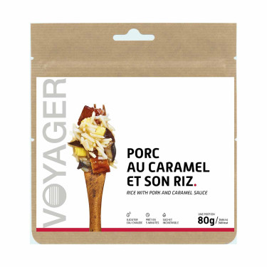 Porc au caramel et son riz