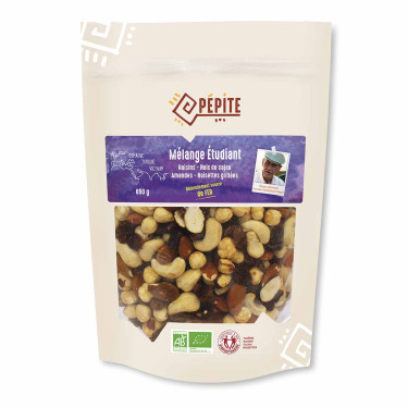 Mélange Etudiant - Fruits secs bio - 650 g