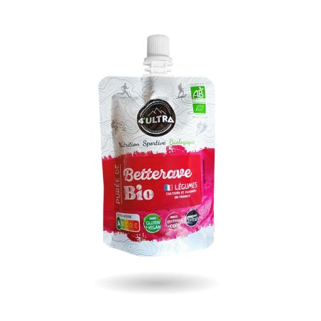 Purée énergétique salée bio 4ultra - Betterave