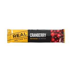 Barre protéinée Real On the Go - Cranberry