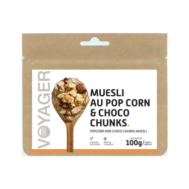 Muesli au pop corn et choco chunks