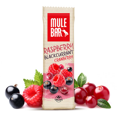 Barre énergétique Mulebar - Framboises, cassis et canneberges