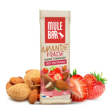 Barre protéinée Mulebar - Amande, fraise