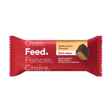 Barre-repas Feed. Original - Vanille, pécan, chocolat