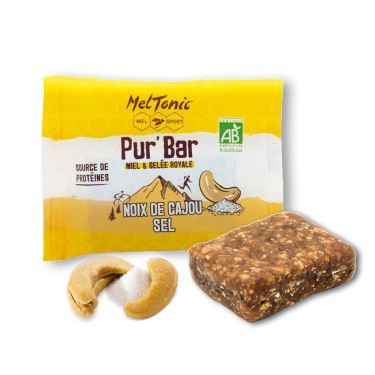 Pur'Bar salé bio Meltonic - Cajou, sel