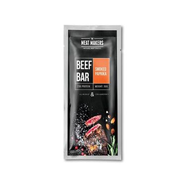 Beef bar - Boeuf séché au paprika fumé, amandes et cranberries - 50 g