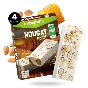 Barre de nougat bio Overstim.s x 4