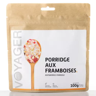 Porridge aux framboises