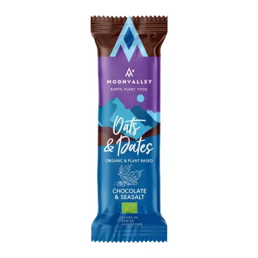 Barre énergétique bio Moonvalley - Chocolat, sel de mer