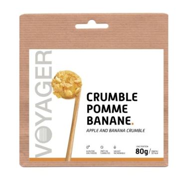 Crumble pomme banane