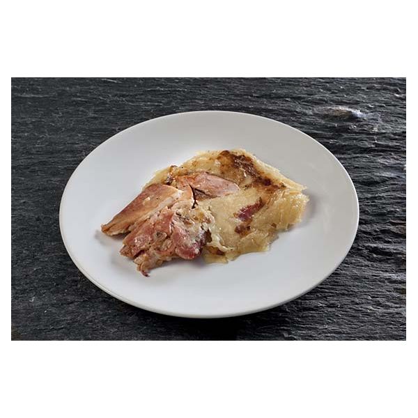 Jambon à l´os et son gratin dauphinois