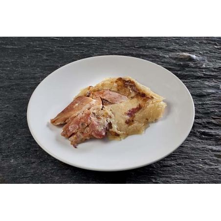 Jambon à l´os et son gratin dauphinois