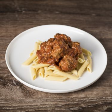 Boulettes sauce tomate et pâtes