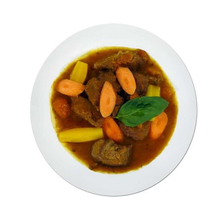 Sauté de veau, carottes au cumin