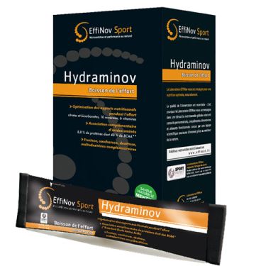 Hydraminov - Boisson de l'effort Effinov x 10 sticks - Menthe