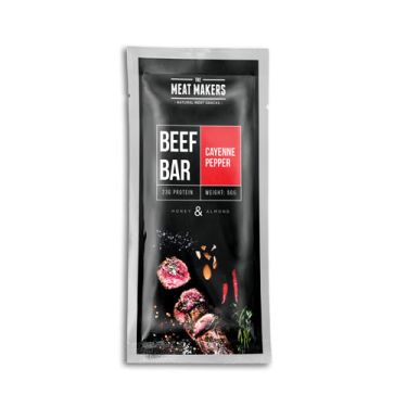 Beef bar - Boeuf séché au piment de Cayenne, miel et amandes - 50 g