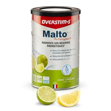 Malto antioxydant Overstim.s - 450 g - Citron, citron vert