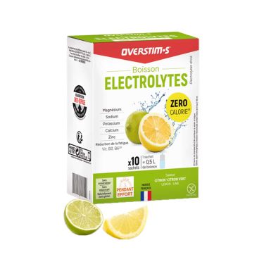 Boisson électrolytes Overstim.s x 10 sachets - Citron, citron vert