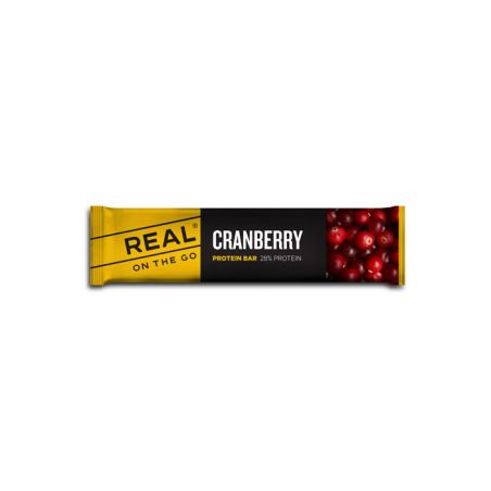 Barre protéinée Real On the Go - Cranberry