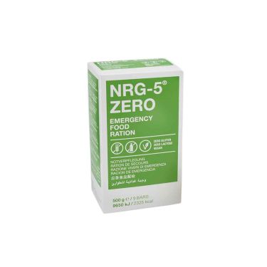 Ration de secours NRG-5 ZERO sans gluten - 15 ans