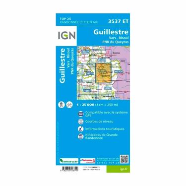 Carte plastifiée IGN - Queyras