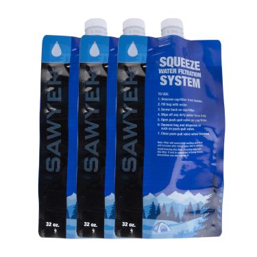 Poches à eau souple Sawyer 1 L x 3