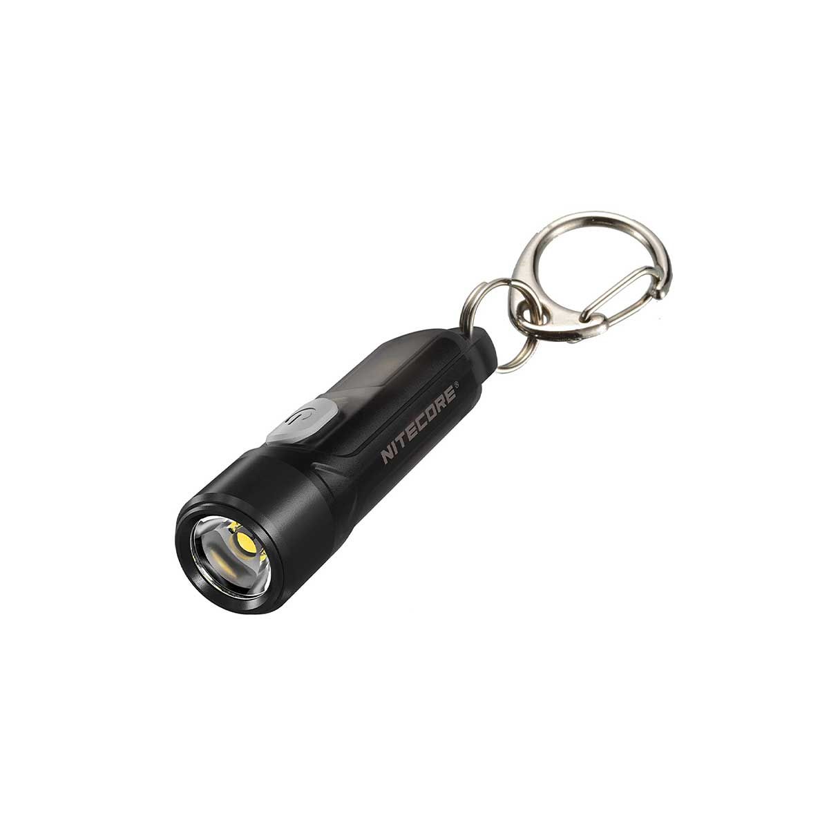 Mini 5 LED Lampe de Poche, Porte-clés Porte-clés Noir Ultra